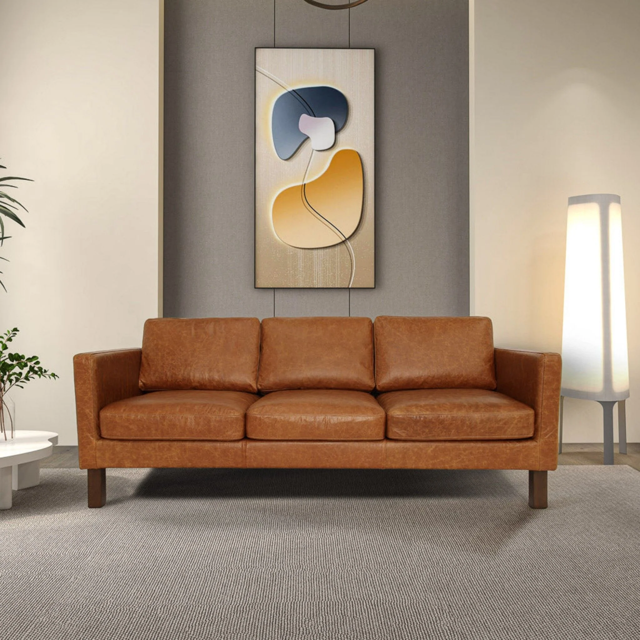 Memphis - Waxy Sofa - Cognac - Image 2