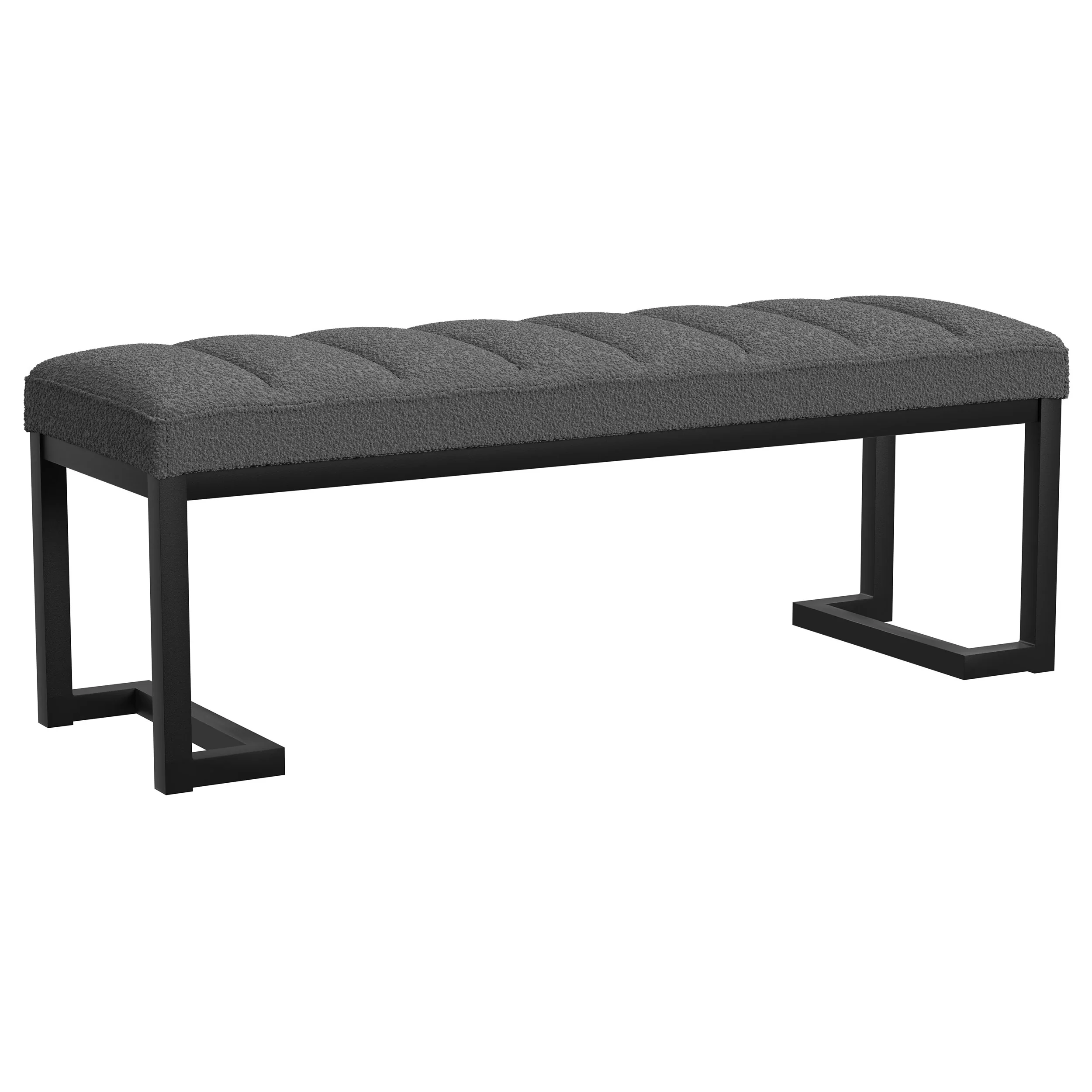 Mesa - Boucle Upholstered Tufted Accent Bench - Image 18