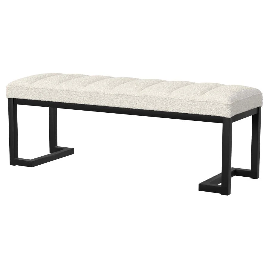 Mesa - Boucle Upholstered Tufted Accent Bench - Image 7