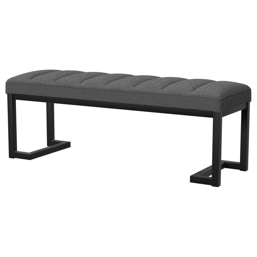 Mesa - Boucle Upholstered Tufted Accent Bench - Image 8