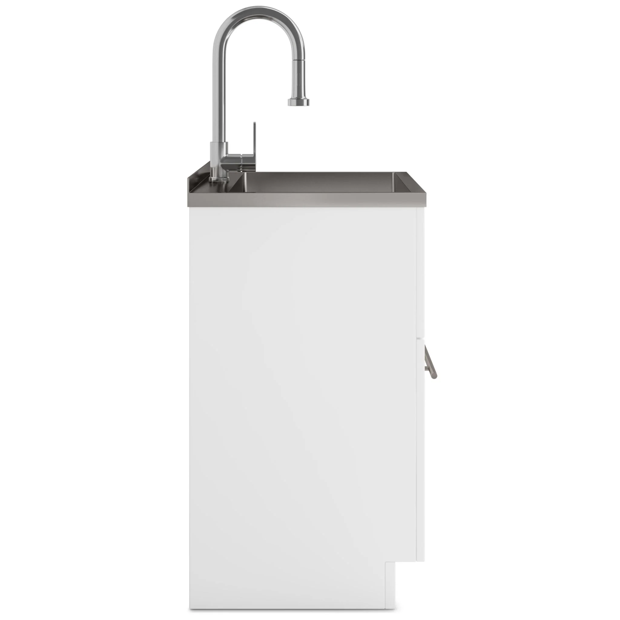 Metro - Laundry Cabinet & Faucet And Stainless Steel Sink - Image 8