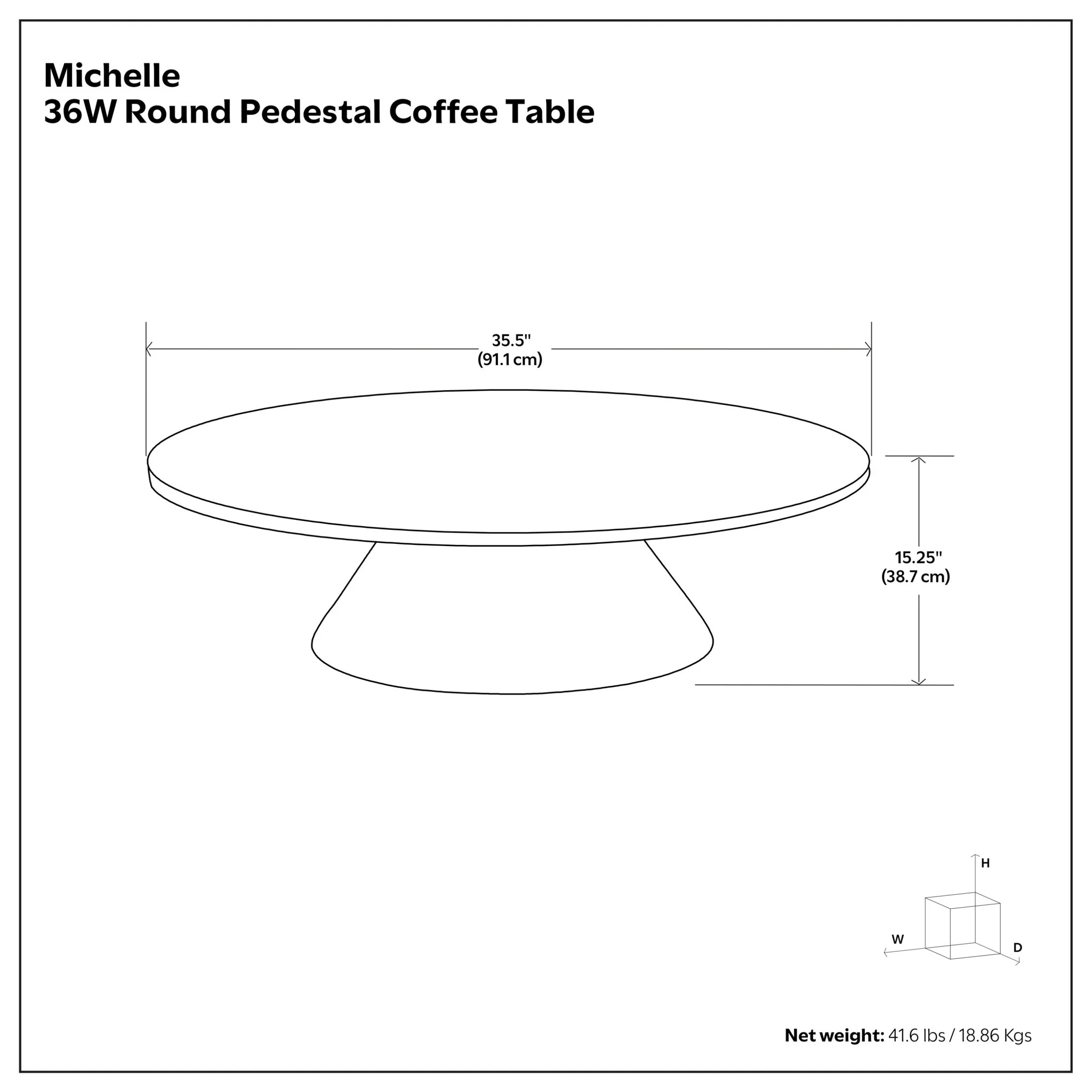 Michelle - Coffee Table - Vintage - Image 4