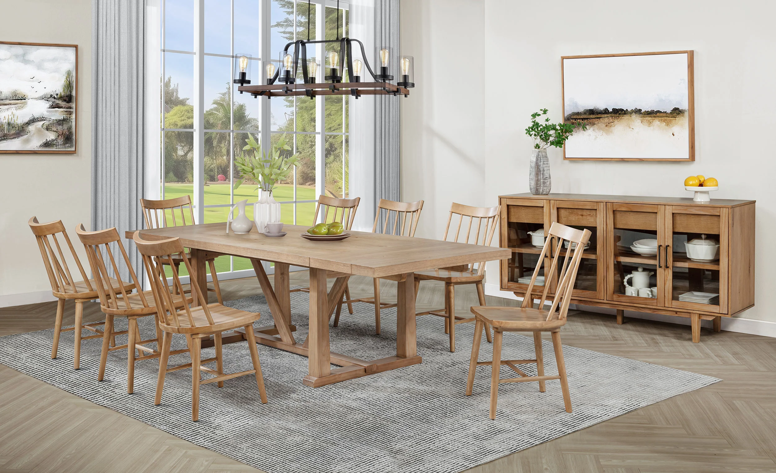Middleton - 106" Extension Leaf Dining Set - Image 89