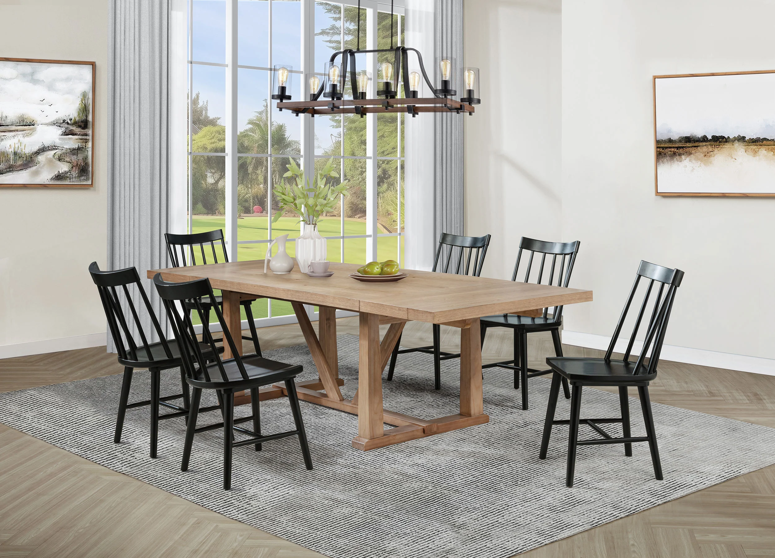 Middleton - 106" Extension Leaf Dining Set - Image 90