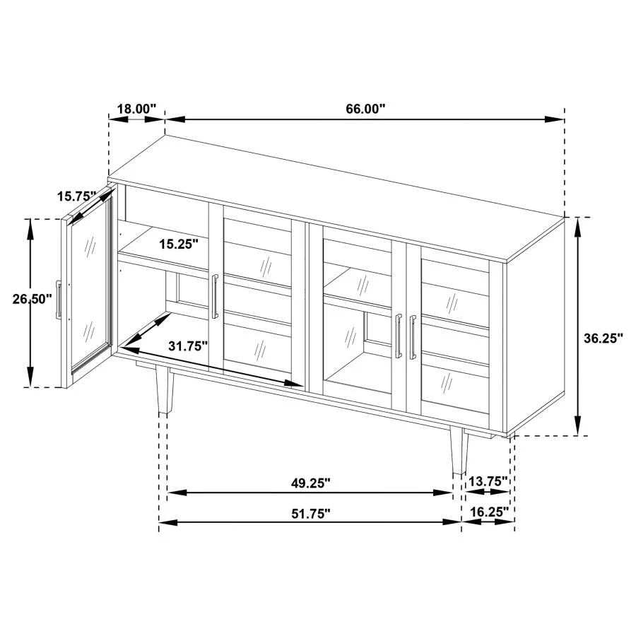Middleton - 4-Door Sideboard Server With Dual Drawers - Image 31
