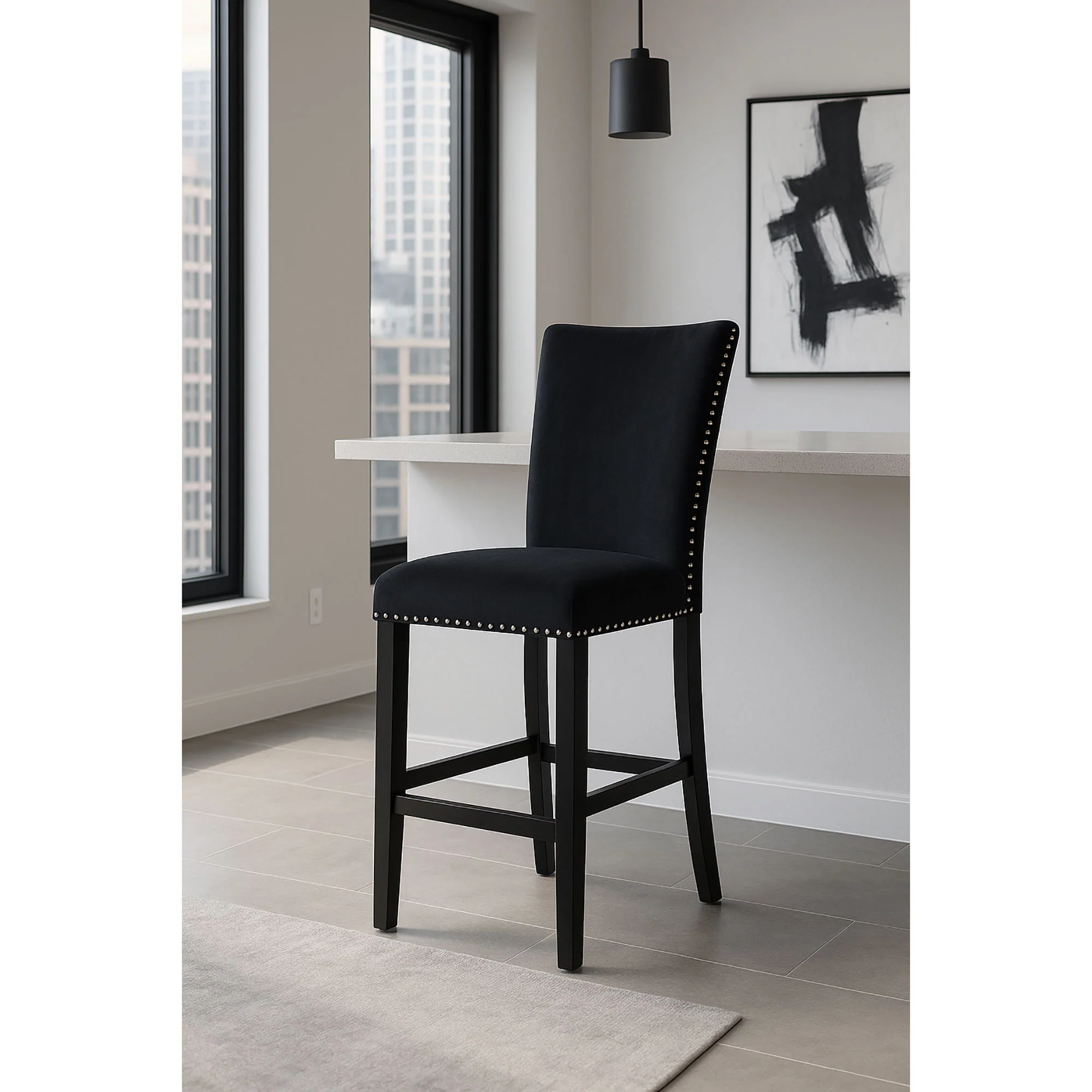 Mikha - Bar Stools (Set of 2) - Black - Image 6