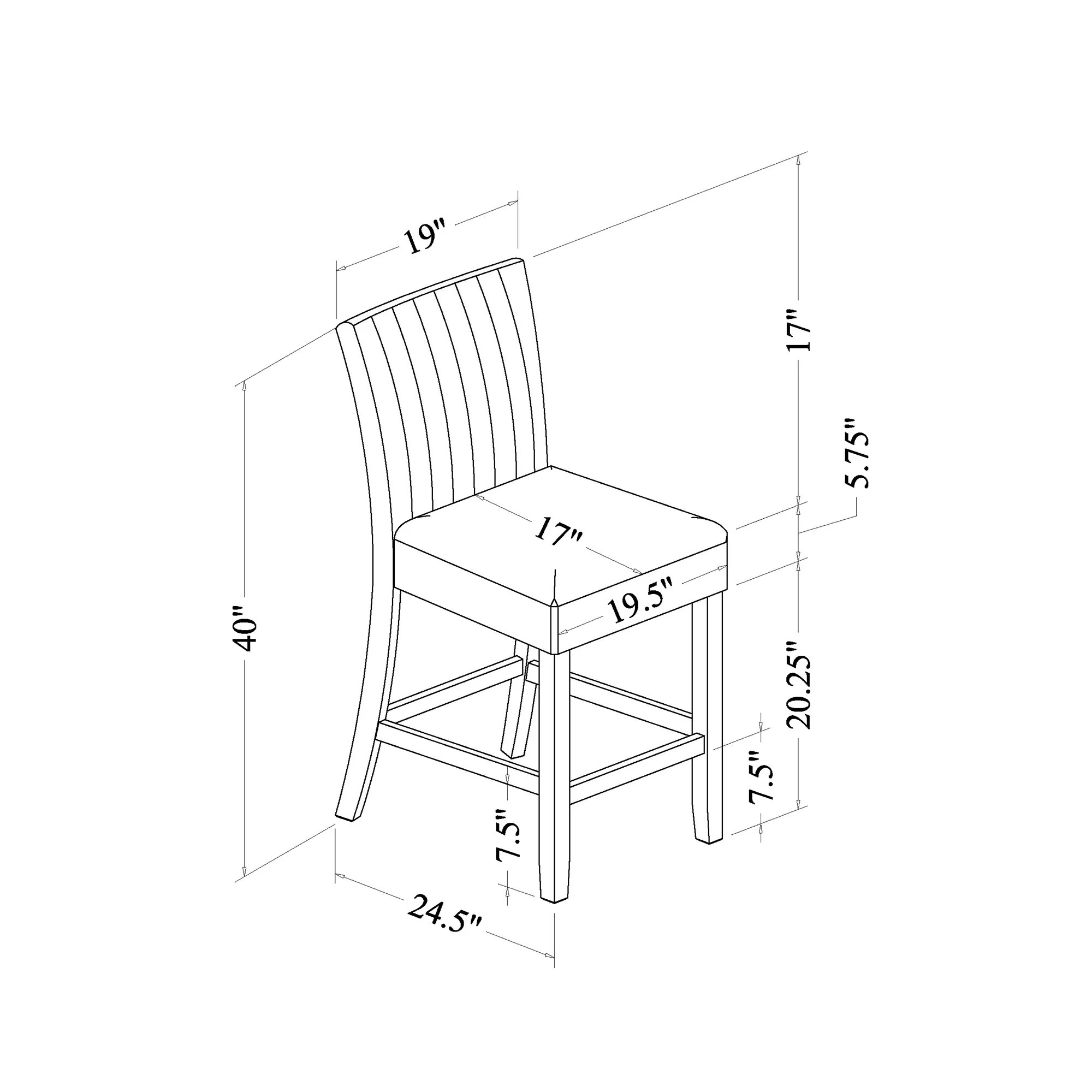 Mikha - Bar Table And 4 Bar Stools - Image 3