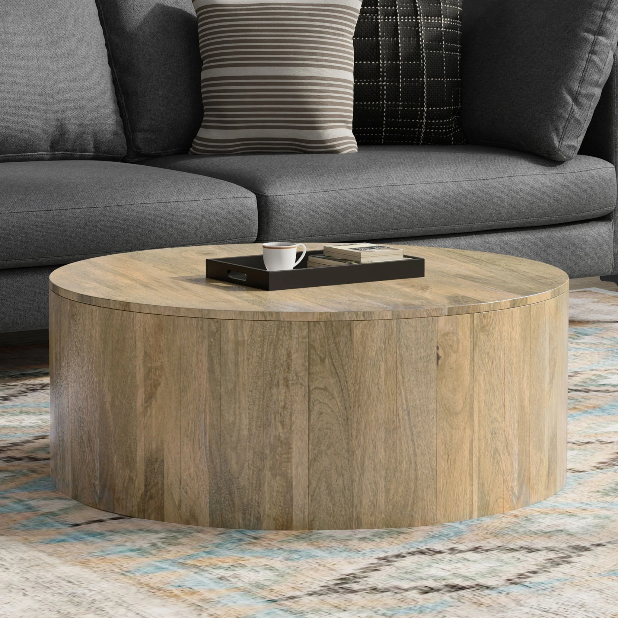Millbury - Drum Coffee Table - Image 10