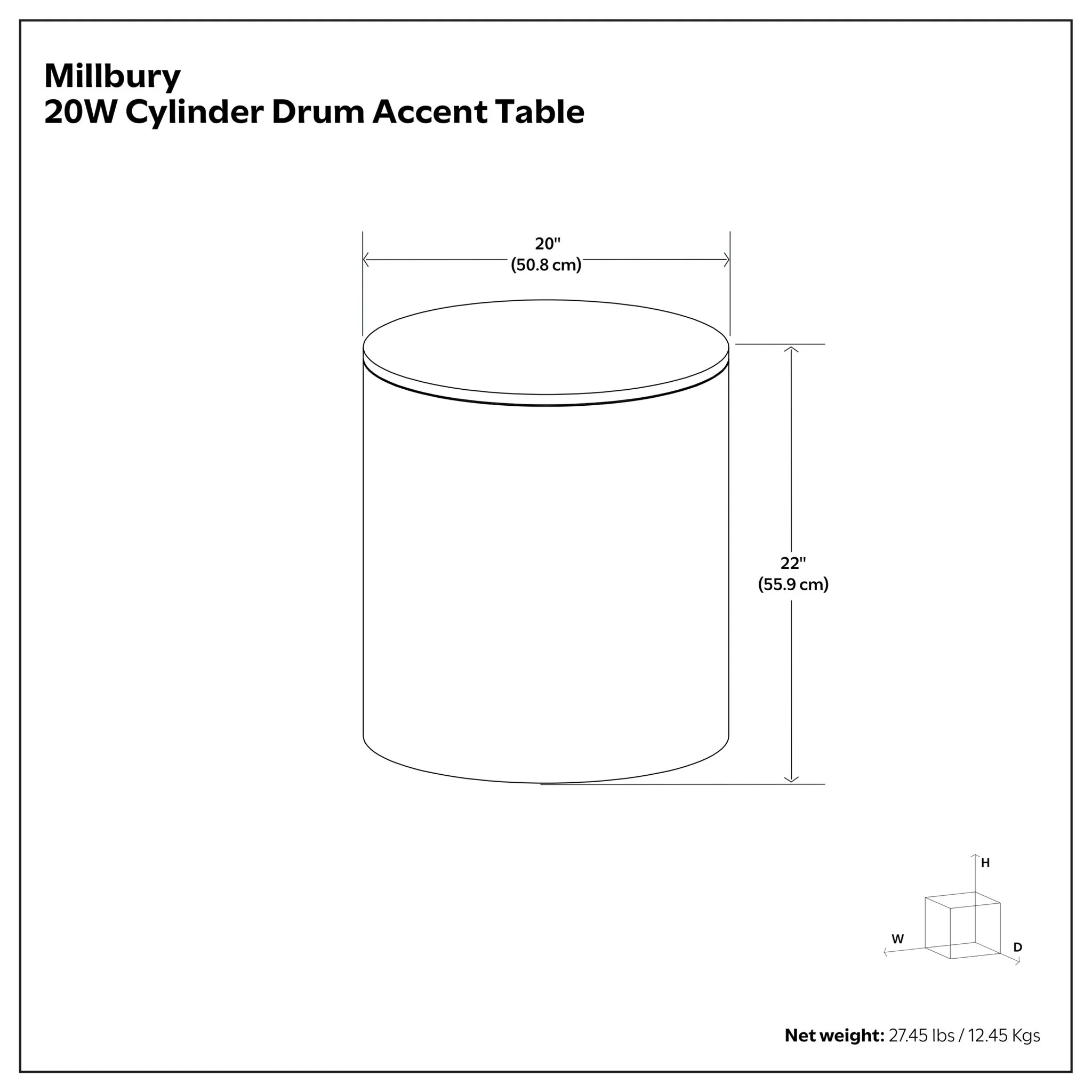 Millbury - Side Table - Image 7