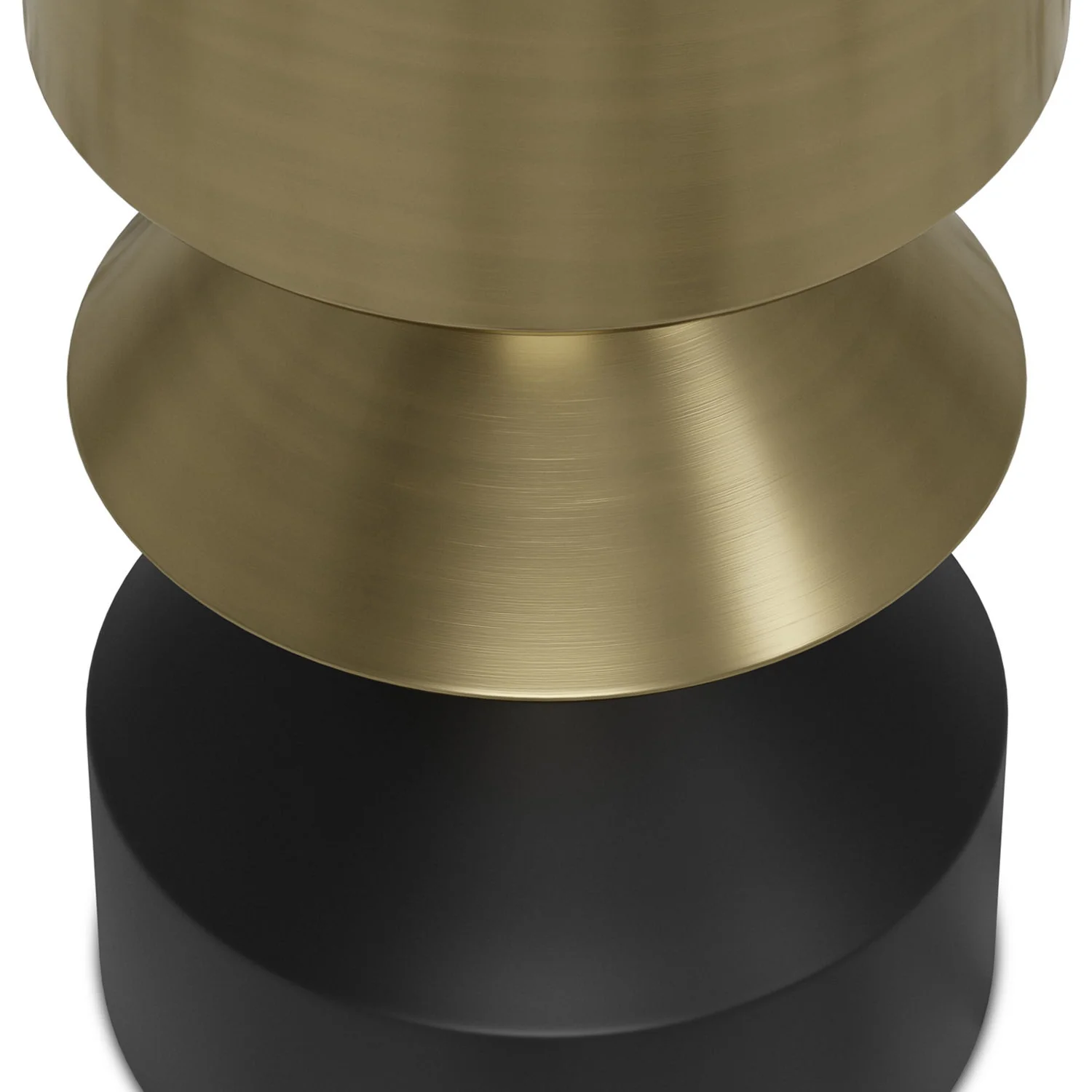 Miller - Side Table - Black / Brass - Image 6
