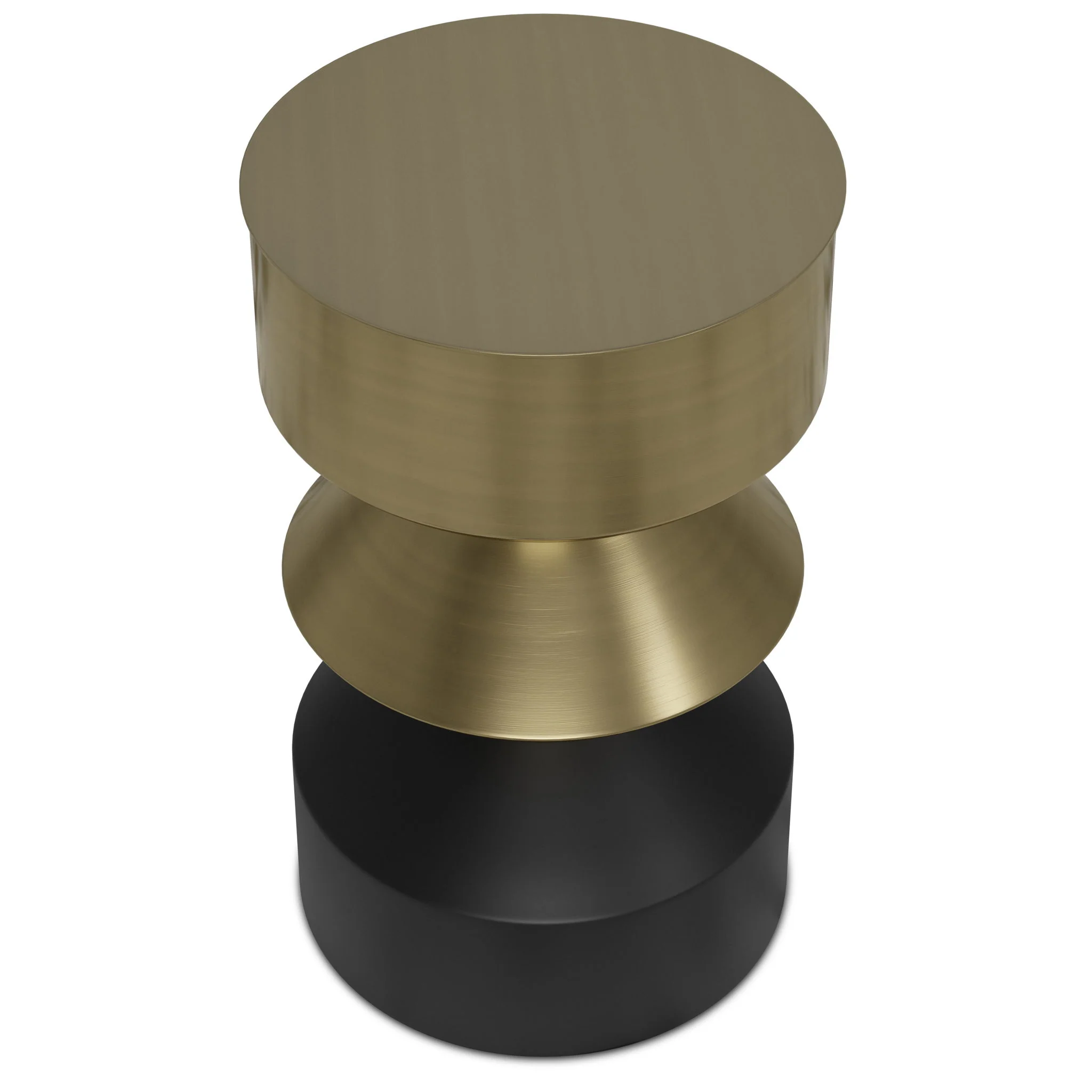 Miller - Side Table - Black / Brass - Image 8