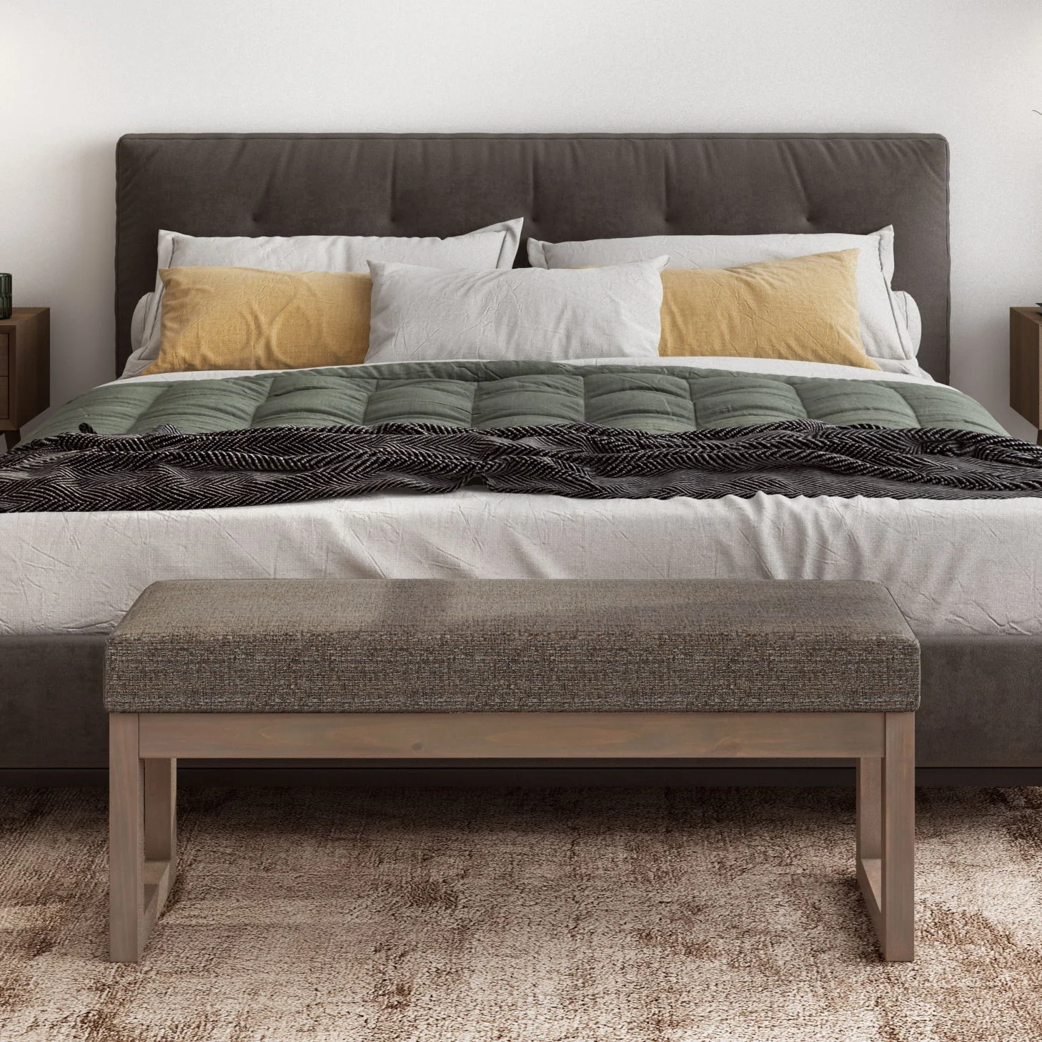 Milltown - Upholstered Ottoman Bench - Image 25