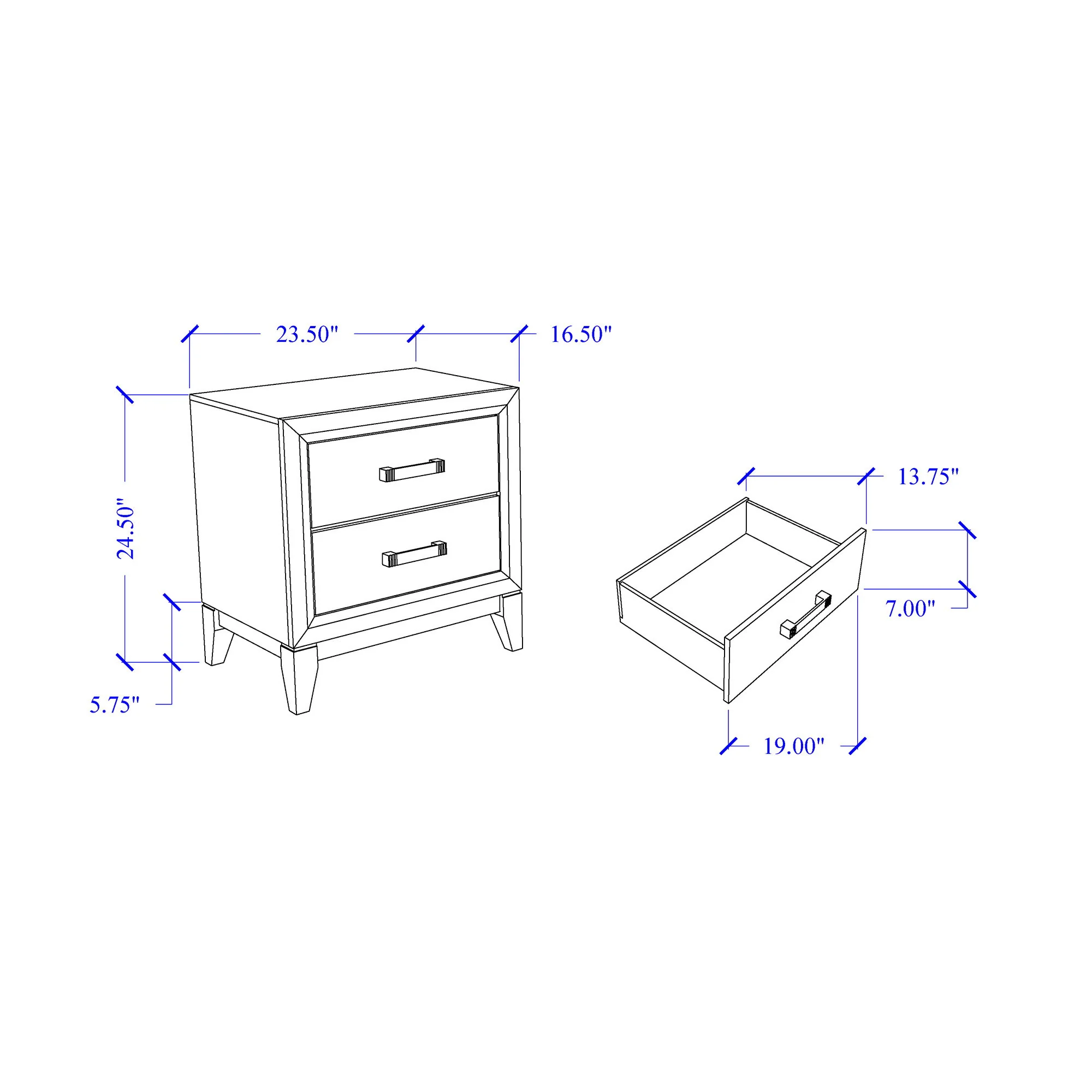 Mirage - 5 Piece Bedroom Set - Image 17
