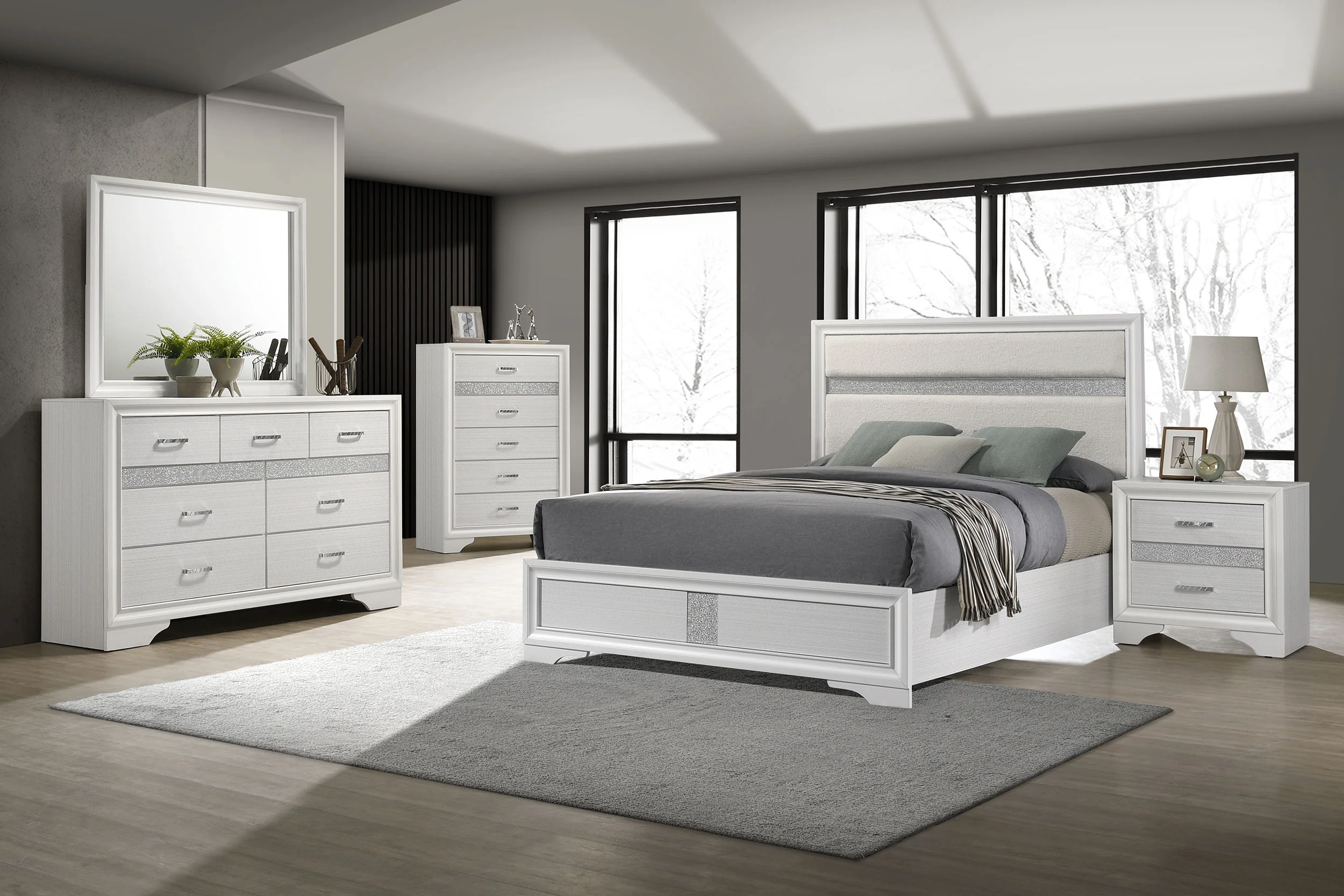 Miranda Bedroom Set White - Image 202