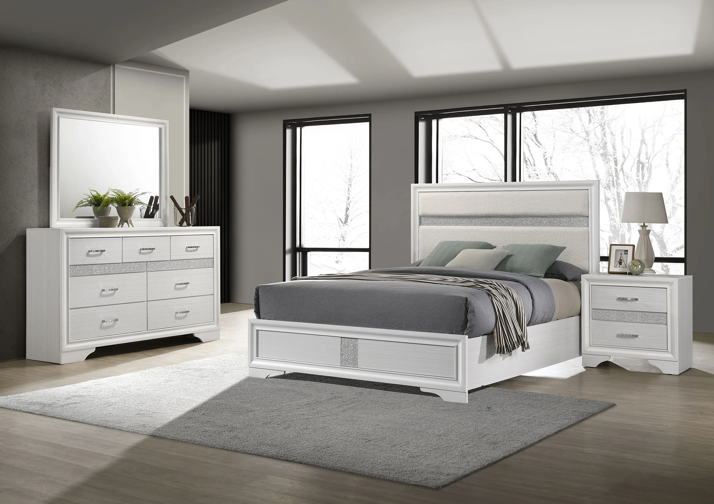 Miranda Bedroom Set White - Image 203