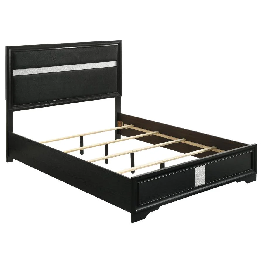 Miranda - Panel Bedroom Set - Black - Image 25
