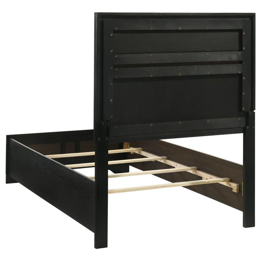 Miranda - Panel Bedroom Set - Black - Image 40