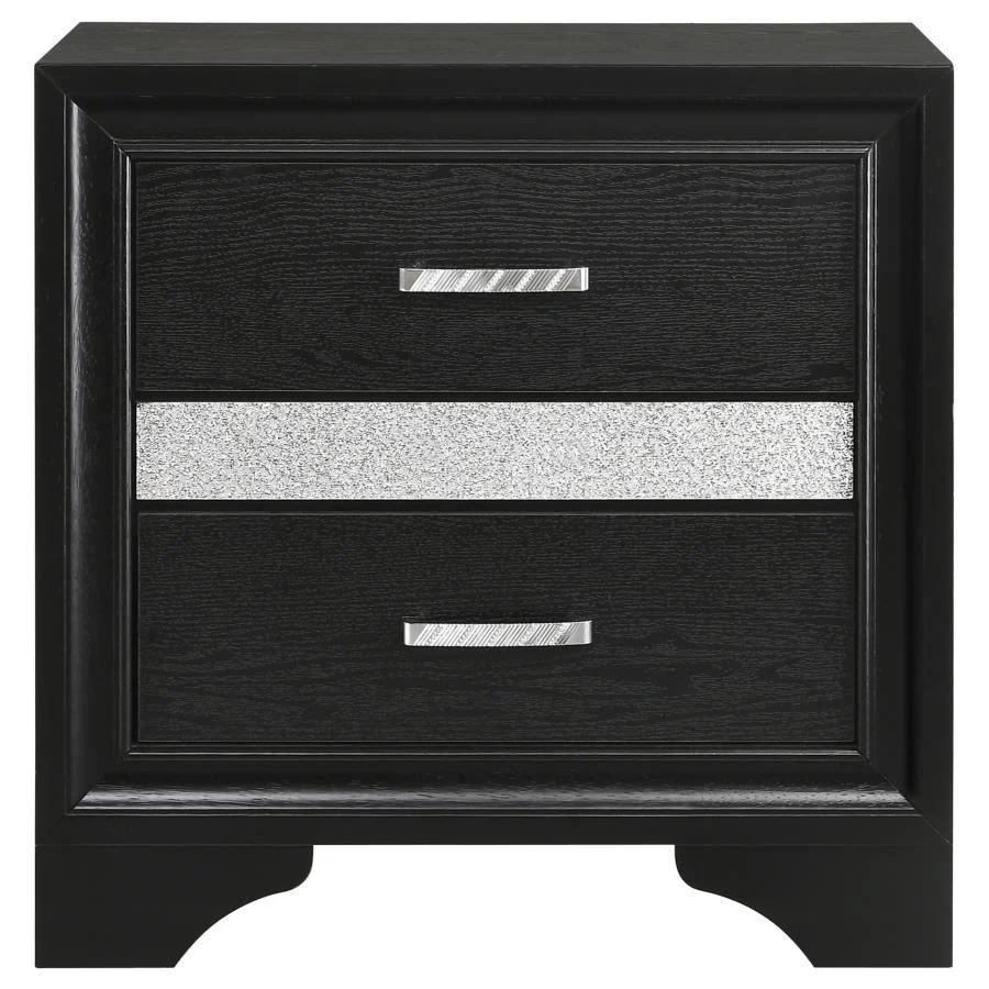 Miranda - Panel Bedroom Set - Black - Image 60
