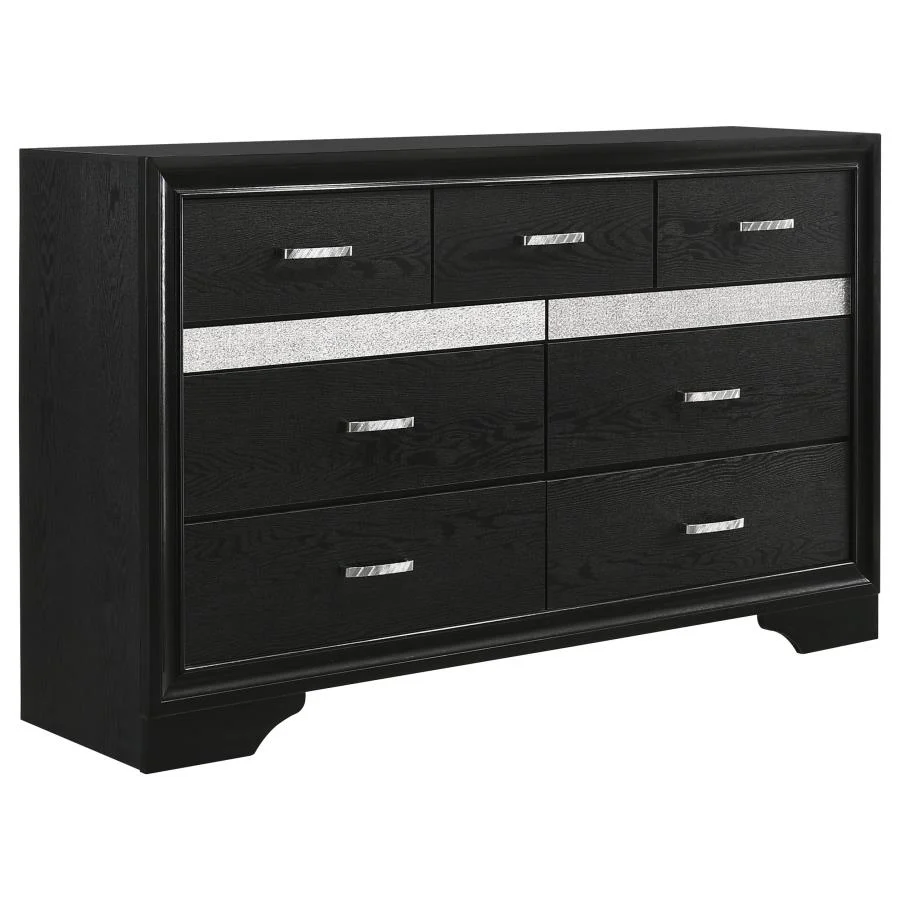 Miranda - Panel Bedroom Set - Black - Image 64