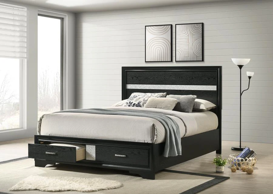 Miranda - Storage Wood Panel Bed - Image 12