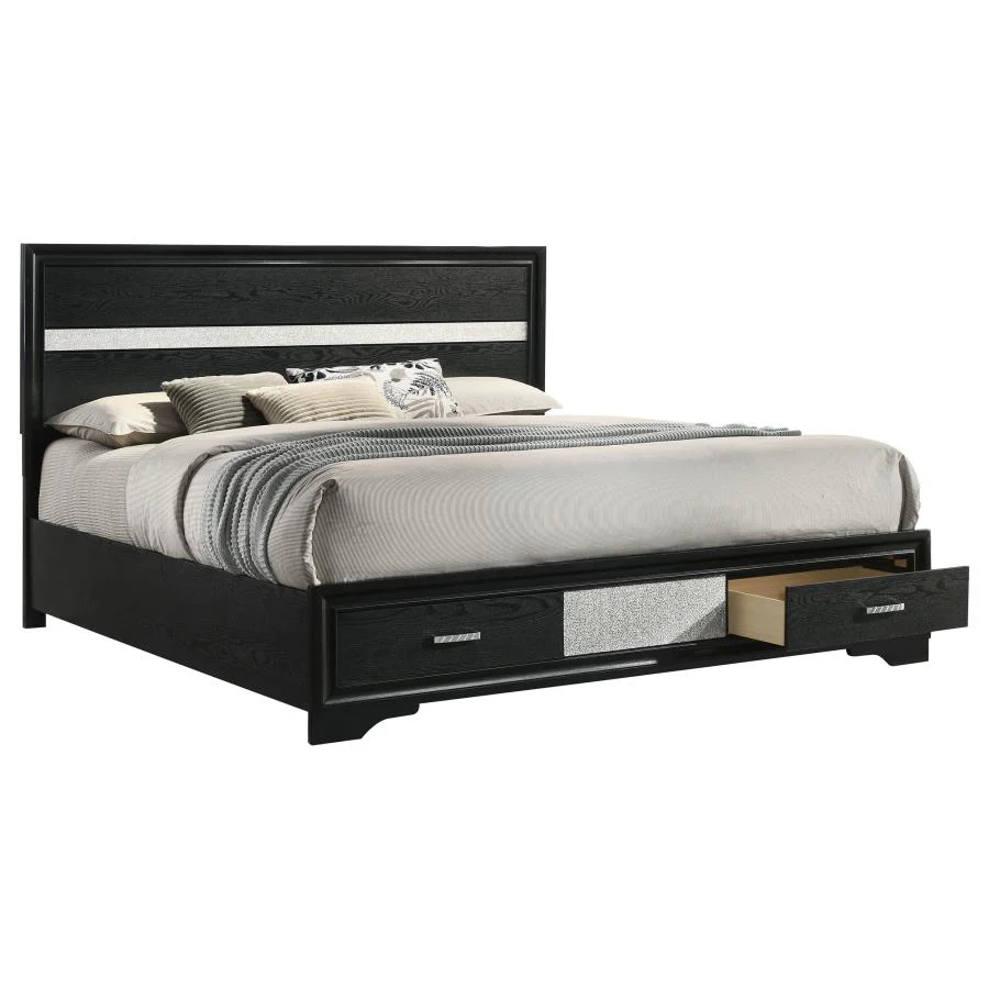Miranda - Storage Wood Panel Bed - Image 17