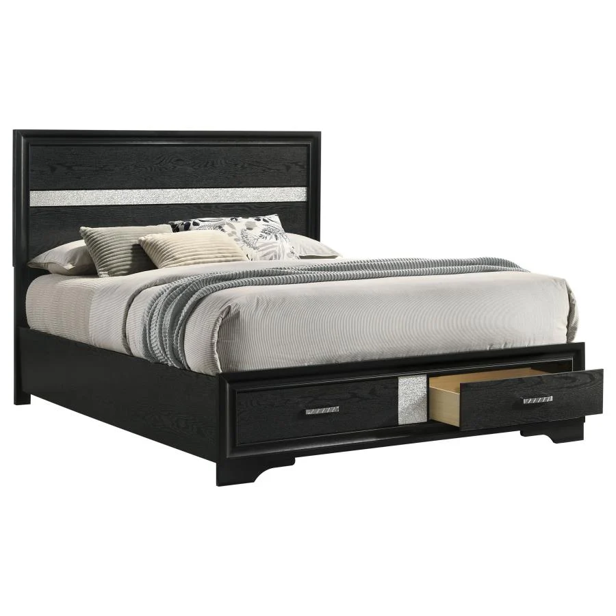 Miranda - Storage Wood Panel Bed - Image 18