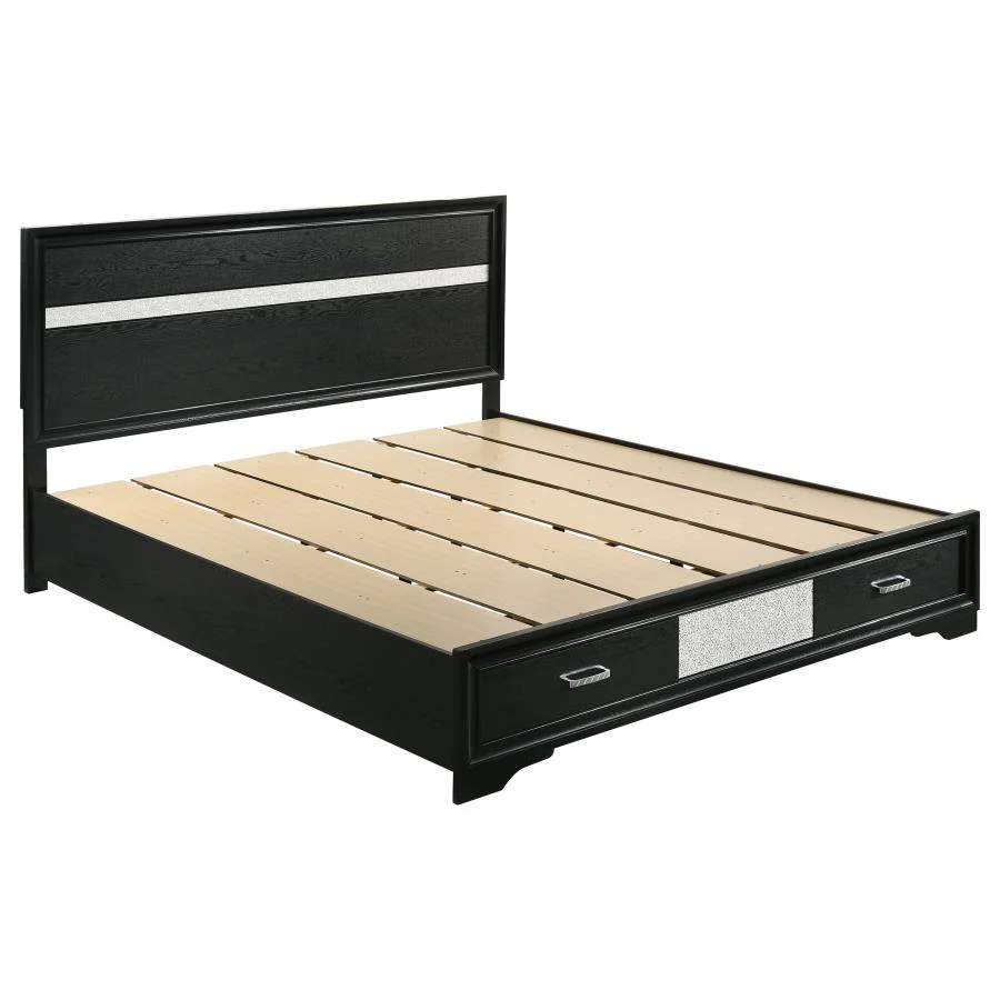 Miranda - Storage Wood Panel Bed - Image 4