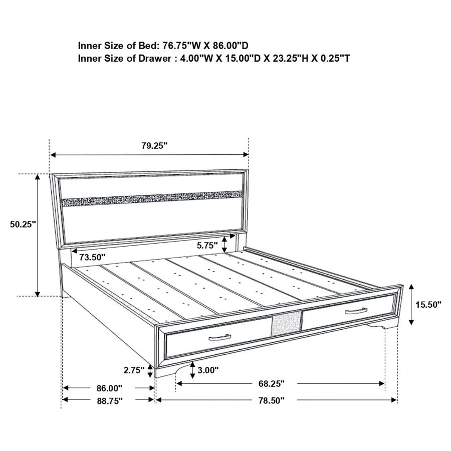 Miranda - Storage Wood Panel Bed - Image 52