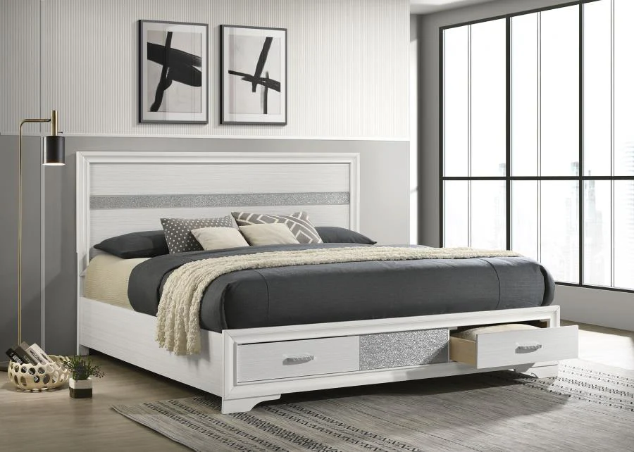 Miranda - Storage Wood Panel Bed - Image 7