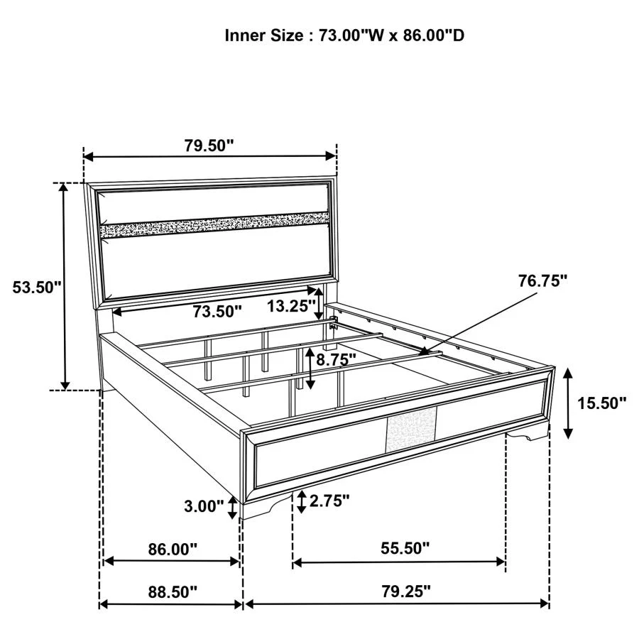 Miranda - Upholstered Panel Bed - Image 103