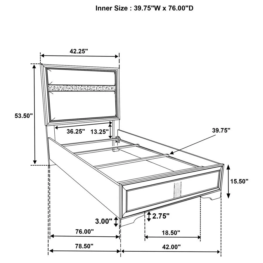 Miranda - Upholstered Panel Bed - Image 90