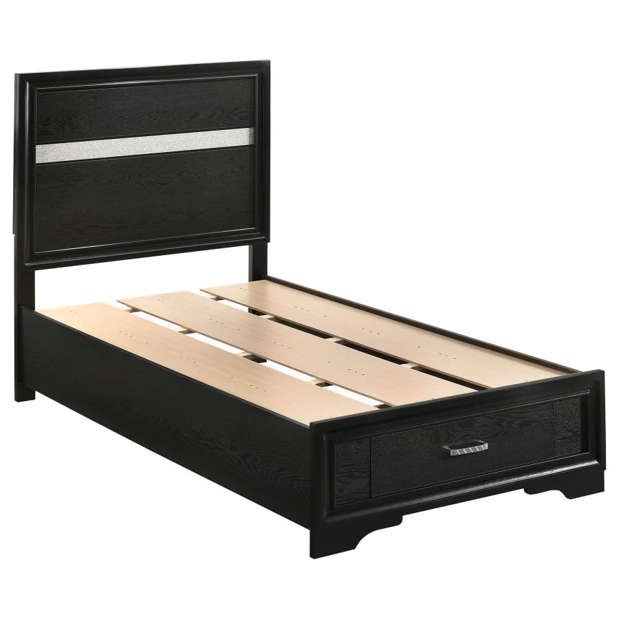 Miranda - Wood Storage Panel Bed - Image 4