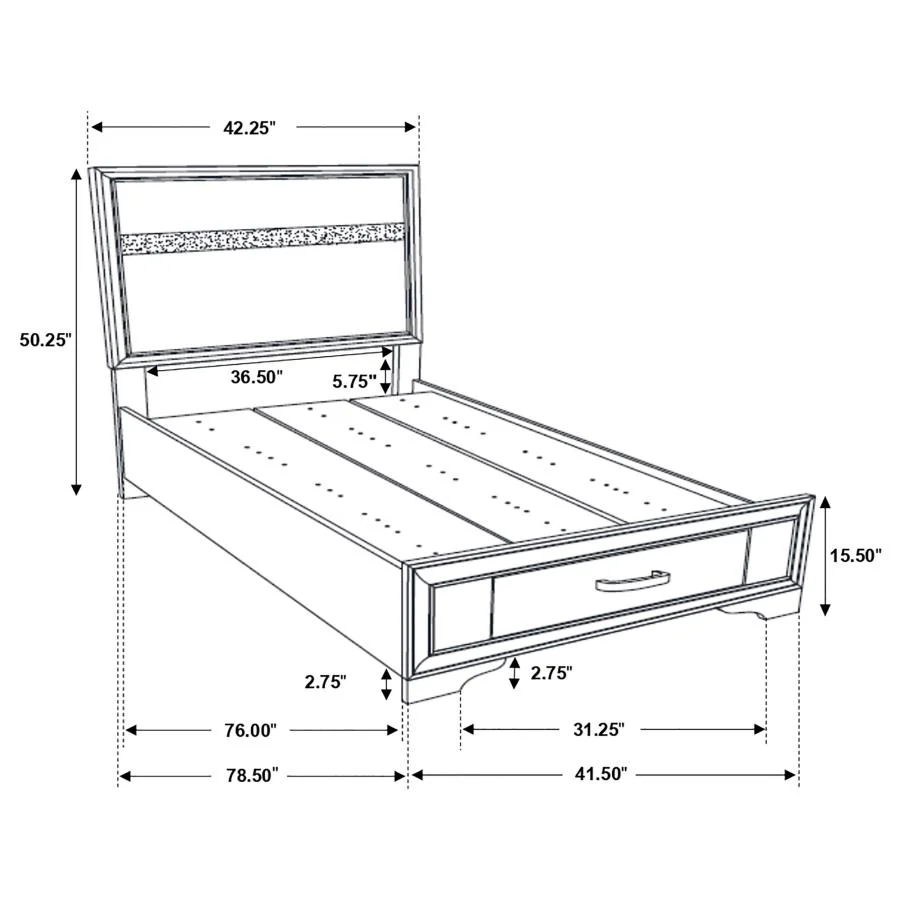 Miranda - Wood Storage Panel Bed - Image 50