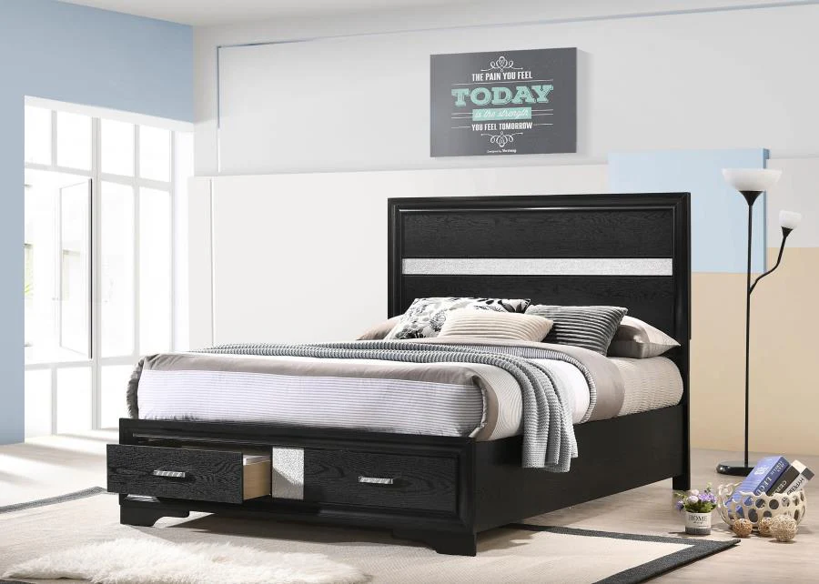 Miranda - Wood Storage Panel Bed - Image 7