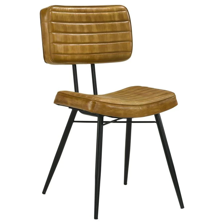 Misty - Leather Upholstered Dining Chair (Set of 2) - Image 2