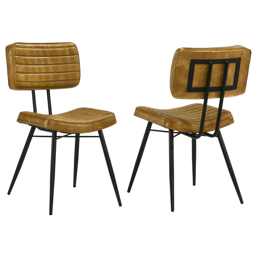 Misty - Leather Upholstered Dining Chair (Set of 2) - Image 4