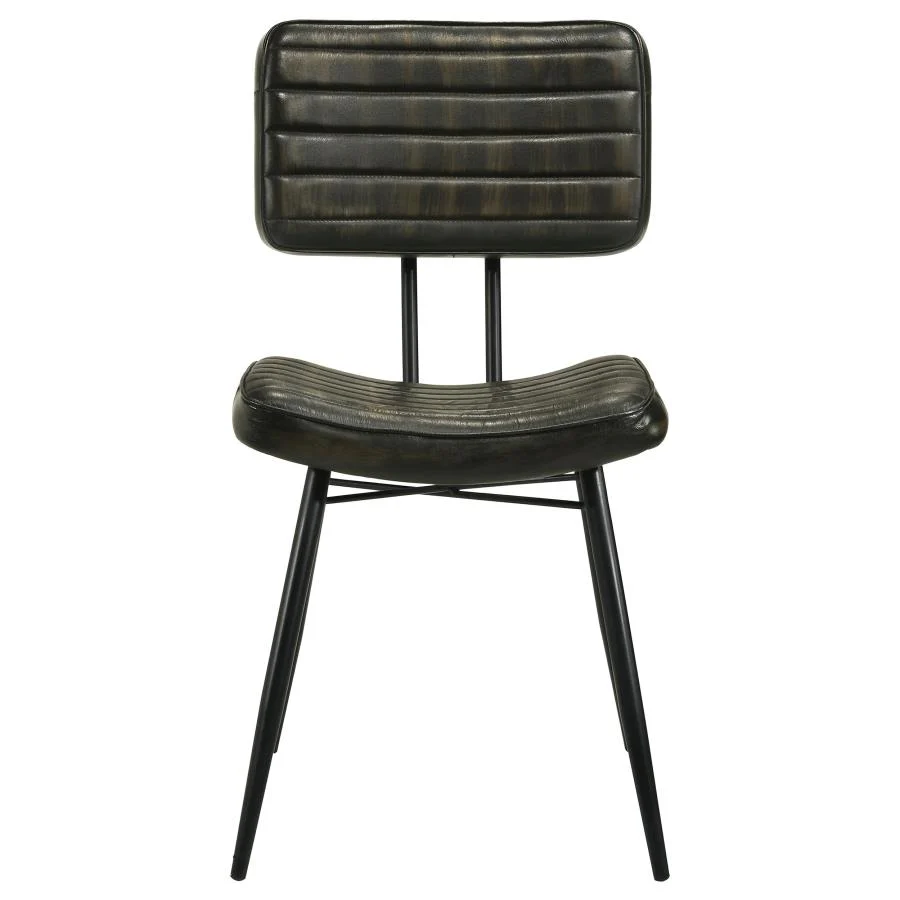 Misty - Leather Upholstered Dining Chair (Set of 2) - Image 7