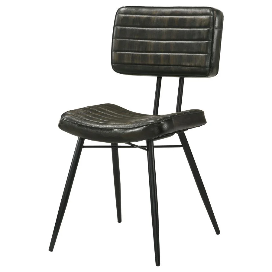 Misty - Leather Upholstered Dining Chair (Set of 2) - Image 9