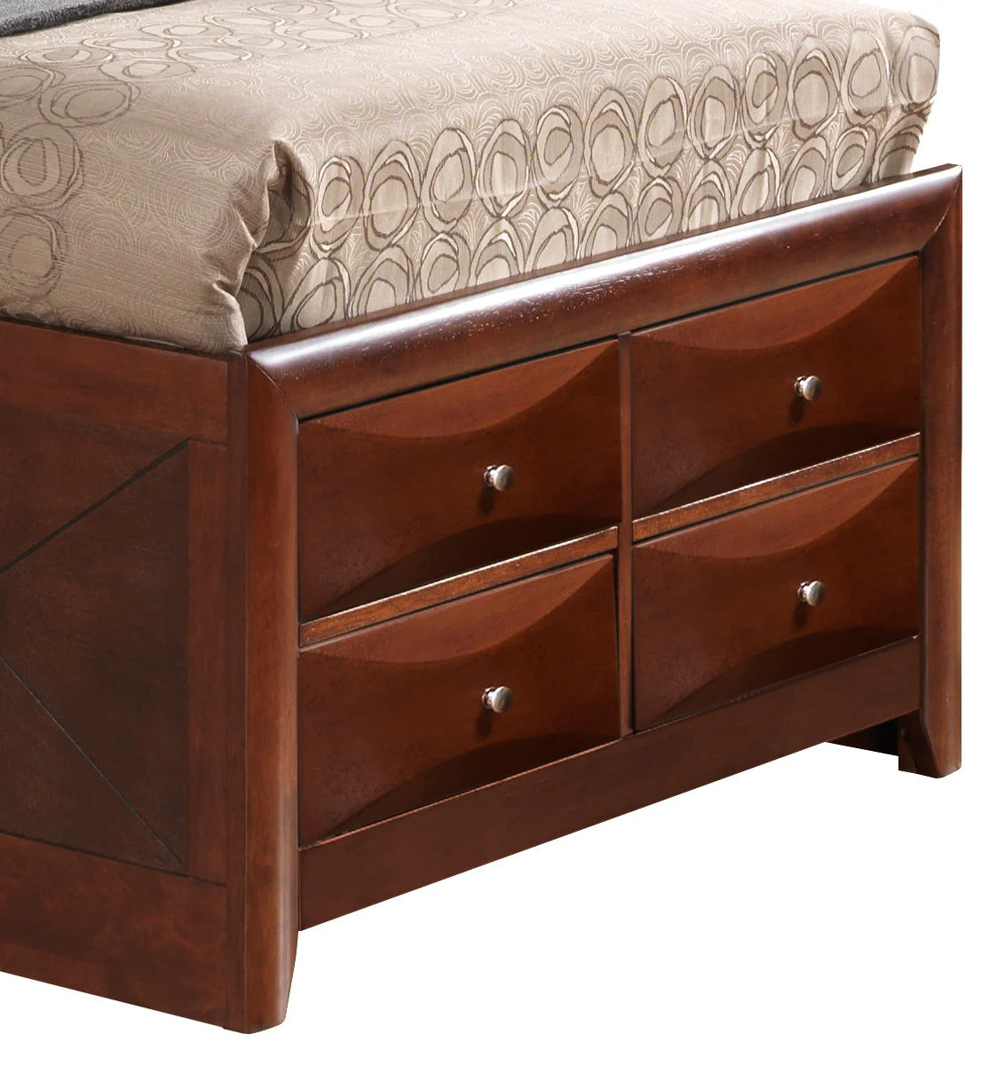 Modern Design Storage Bed With Bookcase Headboard - Image 24
