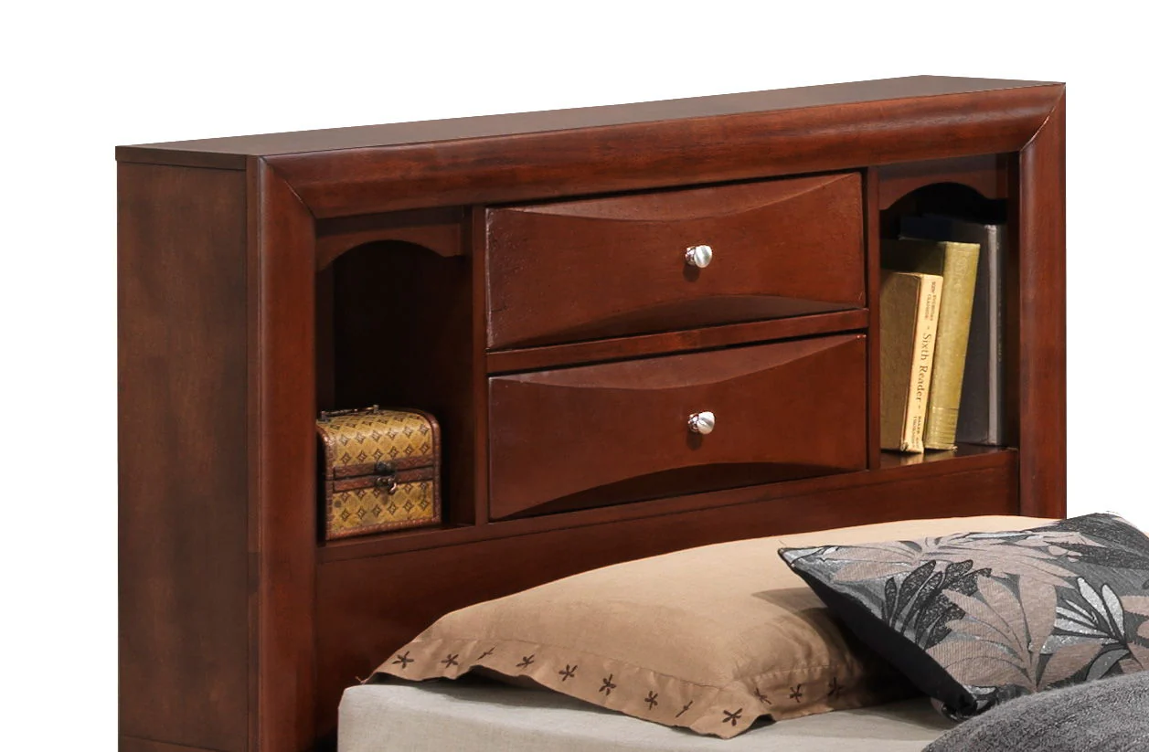 Modern Design Storage Bed With Bookcase Headboard - Image 82