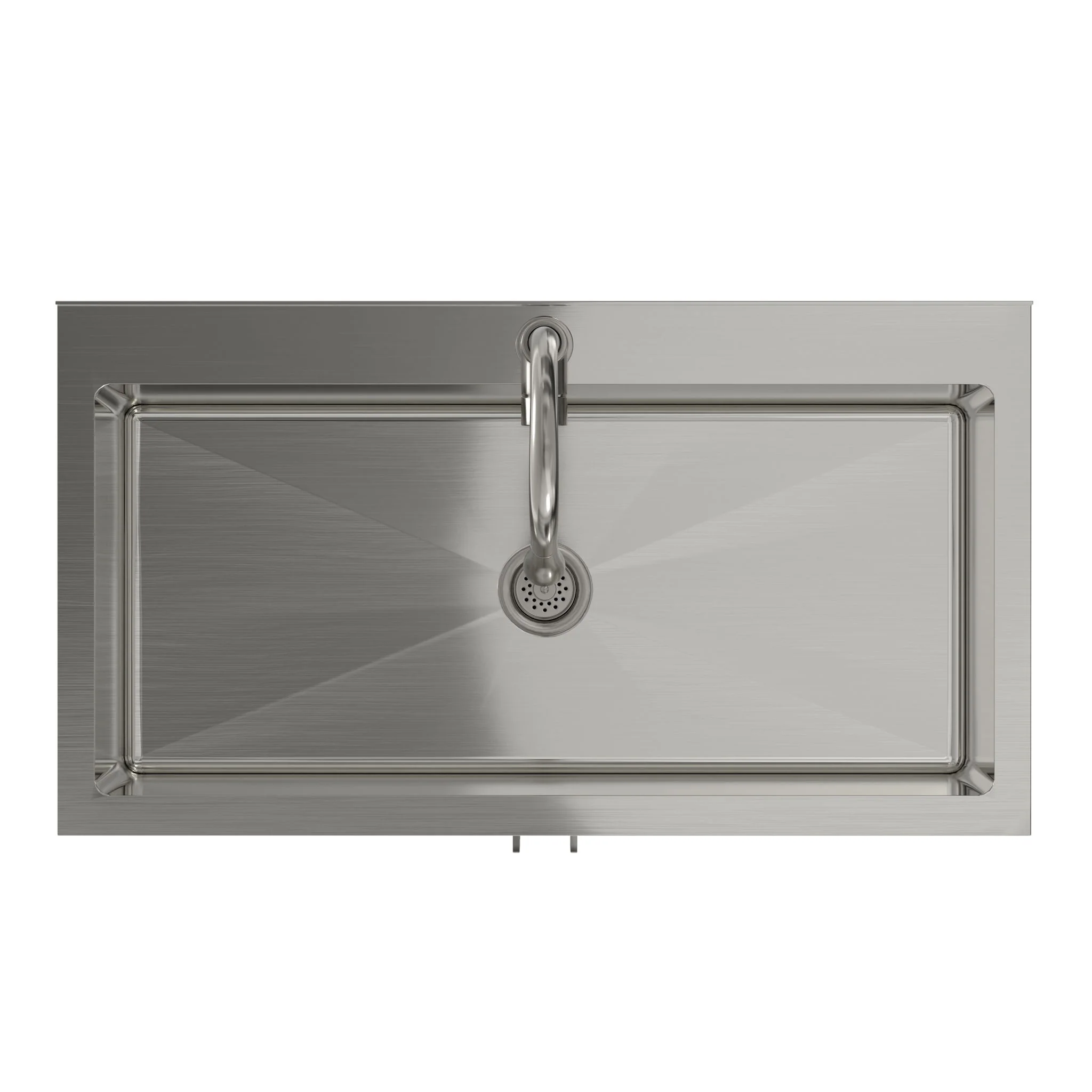 Modern Shaker All-In-One Laundry Utility Sink And Cabinet With Pull-Out Faucet - Image 14