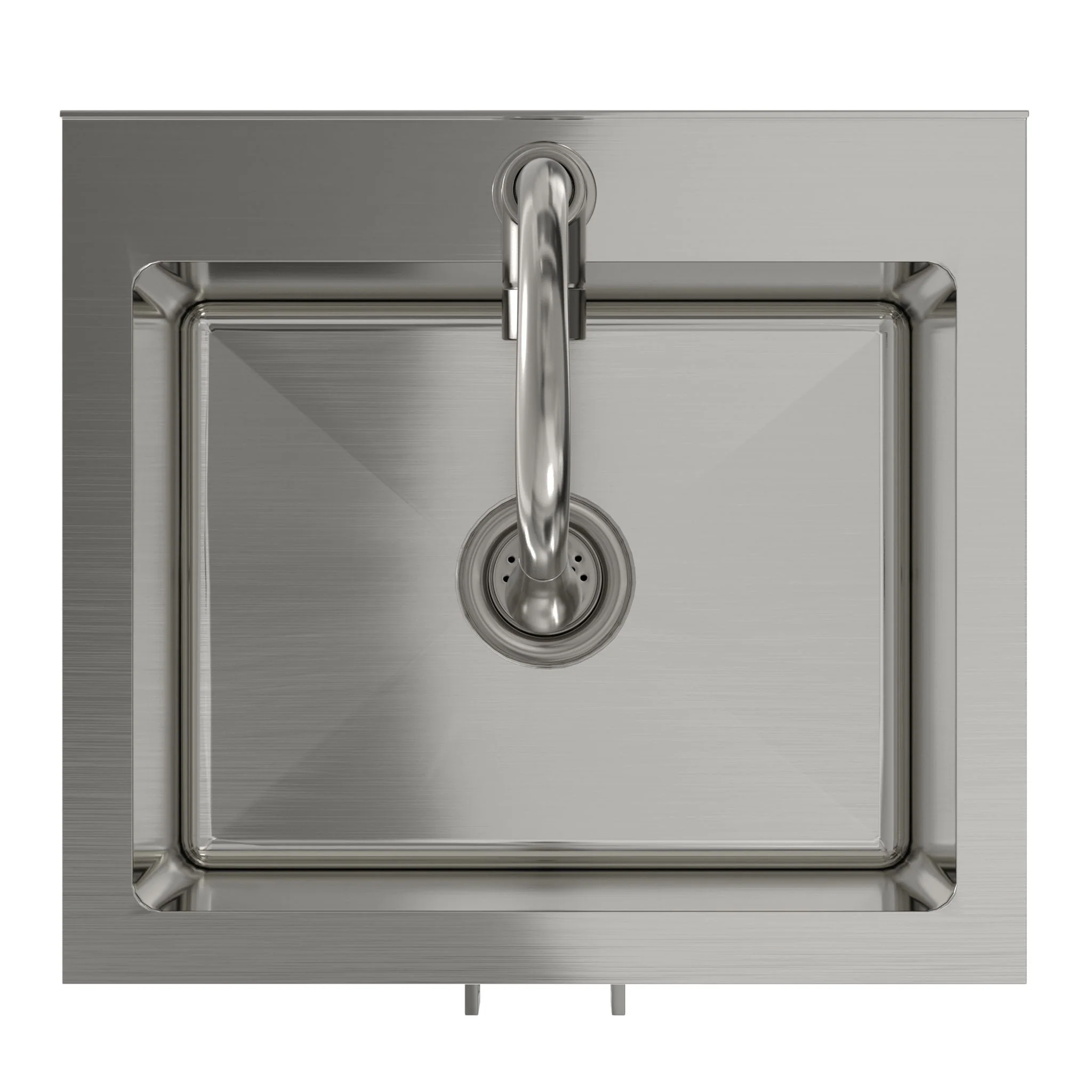 Modern Shaker All-In-One Laundry Utility Sink And Cabinet With Pull-Out Faucet - Image 18