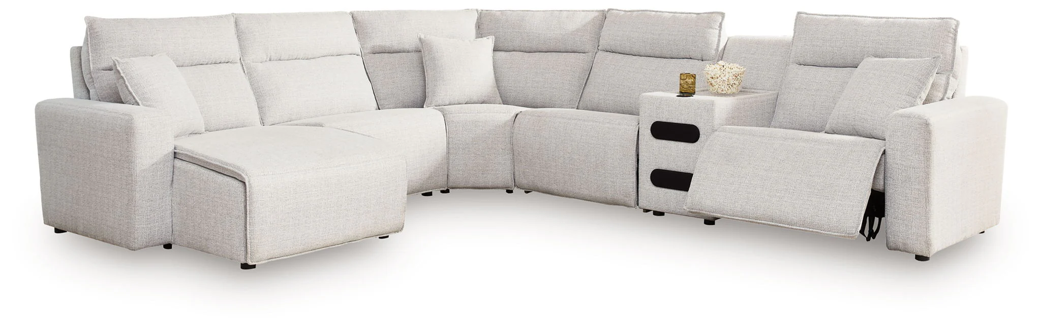 Modmax II - Reclining Sectional - Stone - Image 2