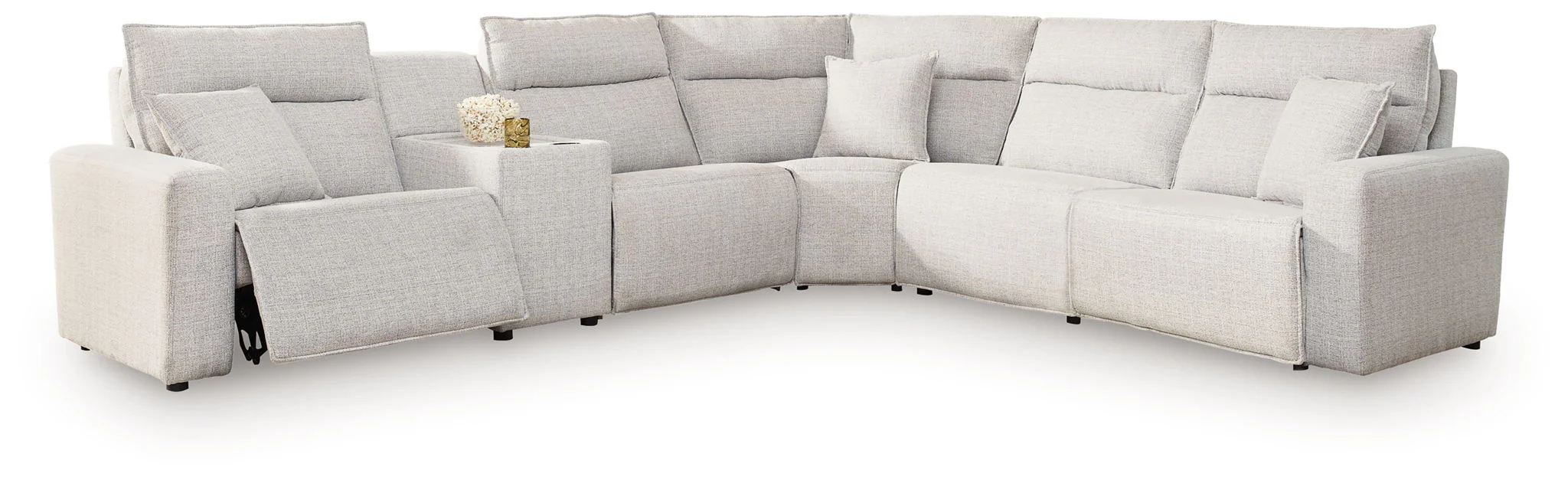 Modmax II - Reclining Sectional - Stone - Image 9