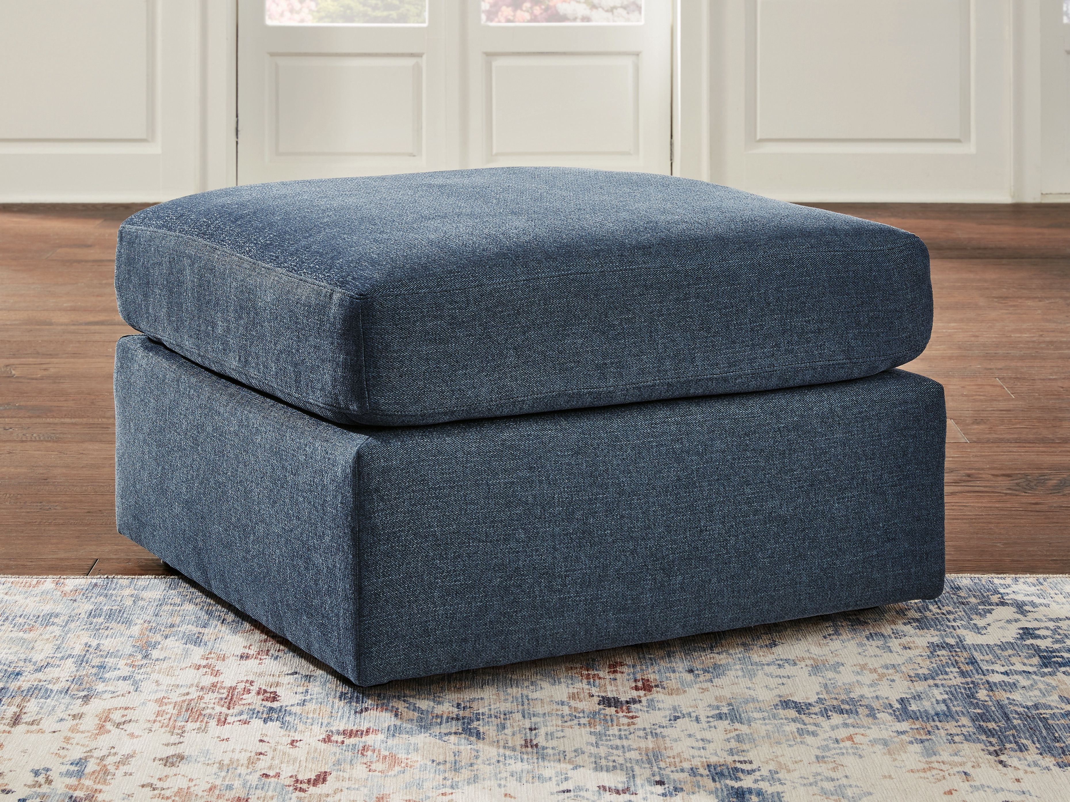 Modmax - Oversized Accent Ottoman - Fabric - Ink - Image 6