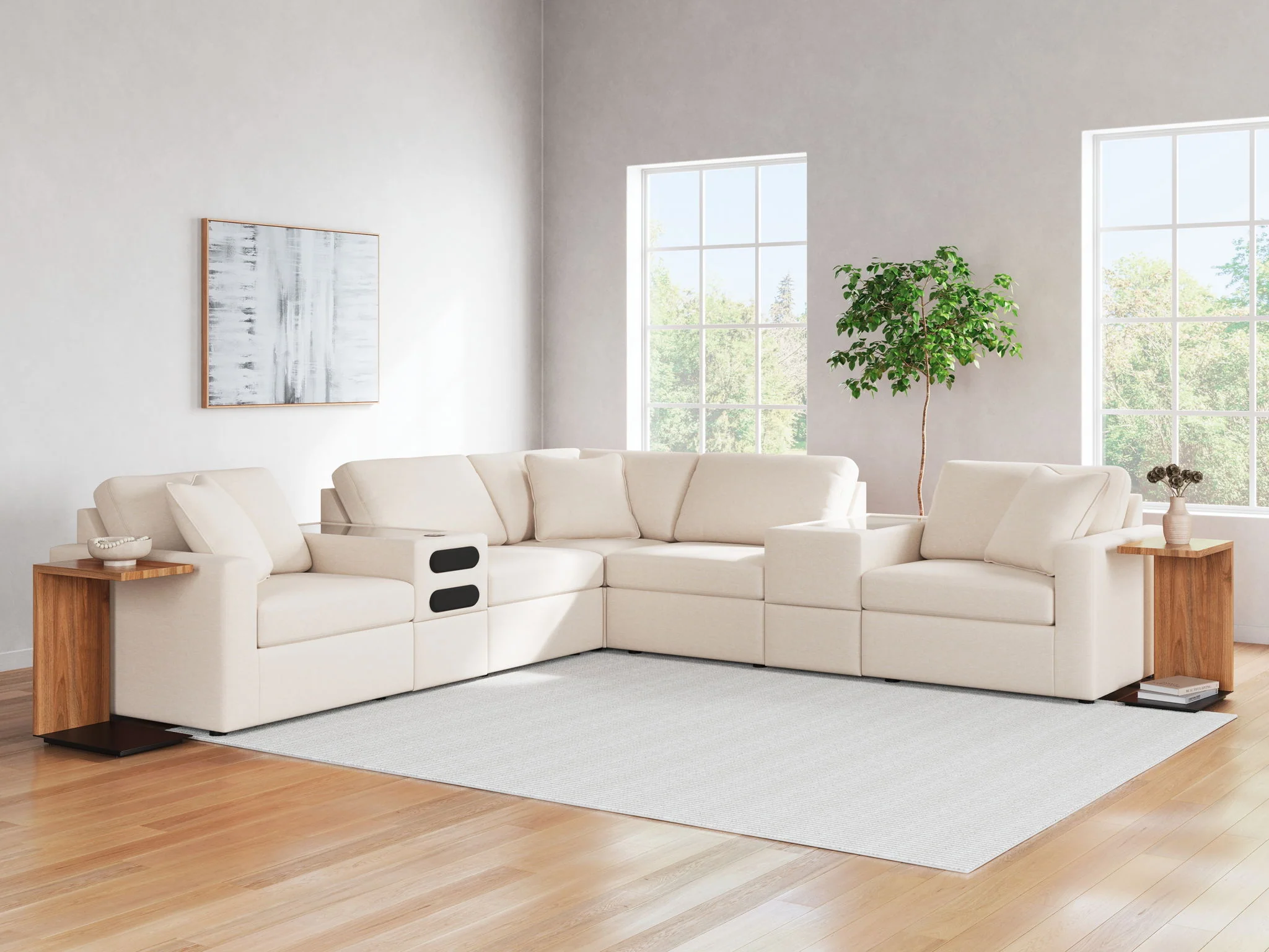 Modmax - Sectional - Oyster - Image 109