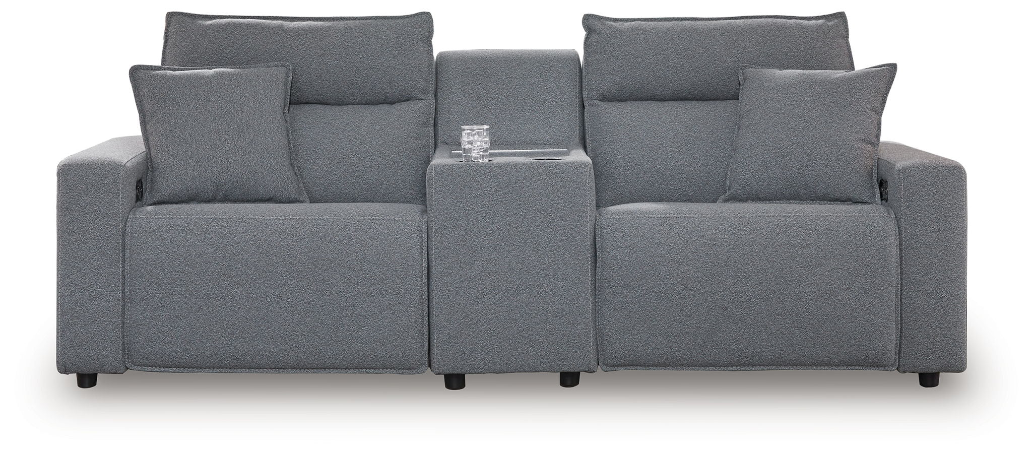 Modmax II - Reclining Sectional - Salt And Pepper - Image 10