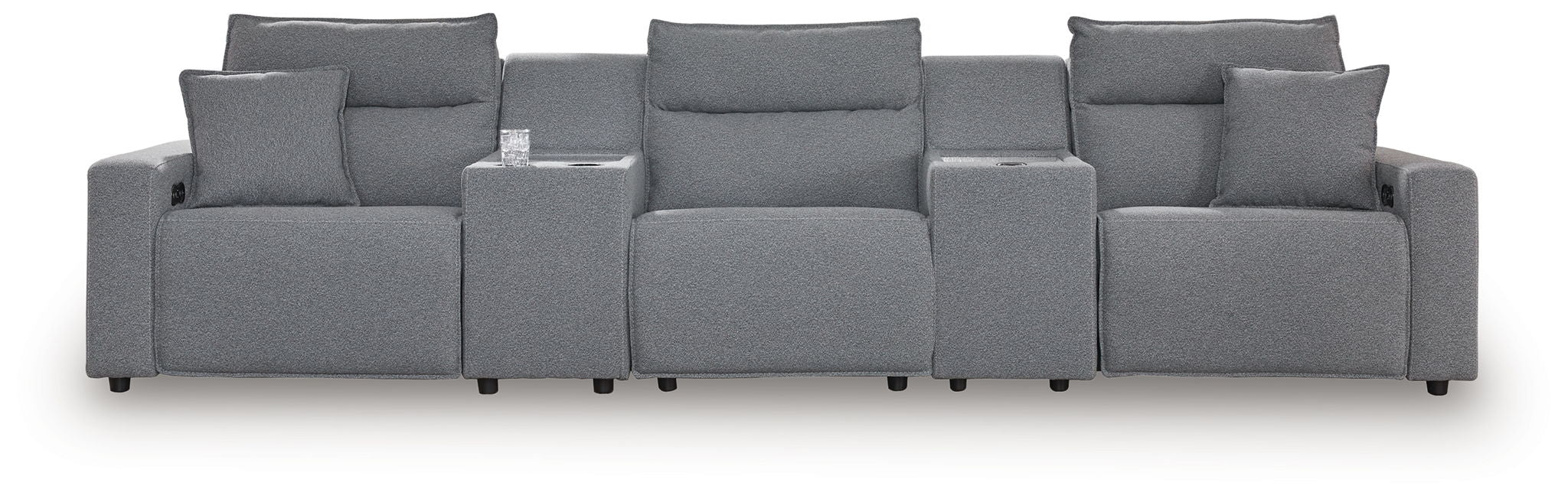 Modmax II - Reclining Sectional - Salt And Pepper - Image 23