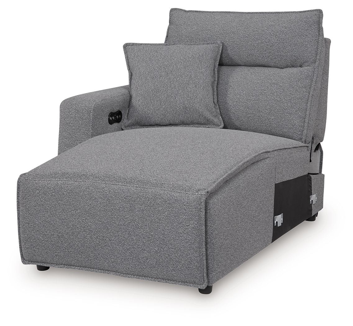 Modmax II - Reclining Sectional - Salt And Pepper - Image 34