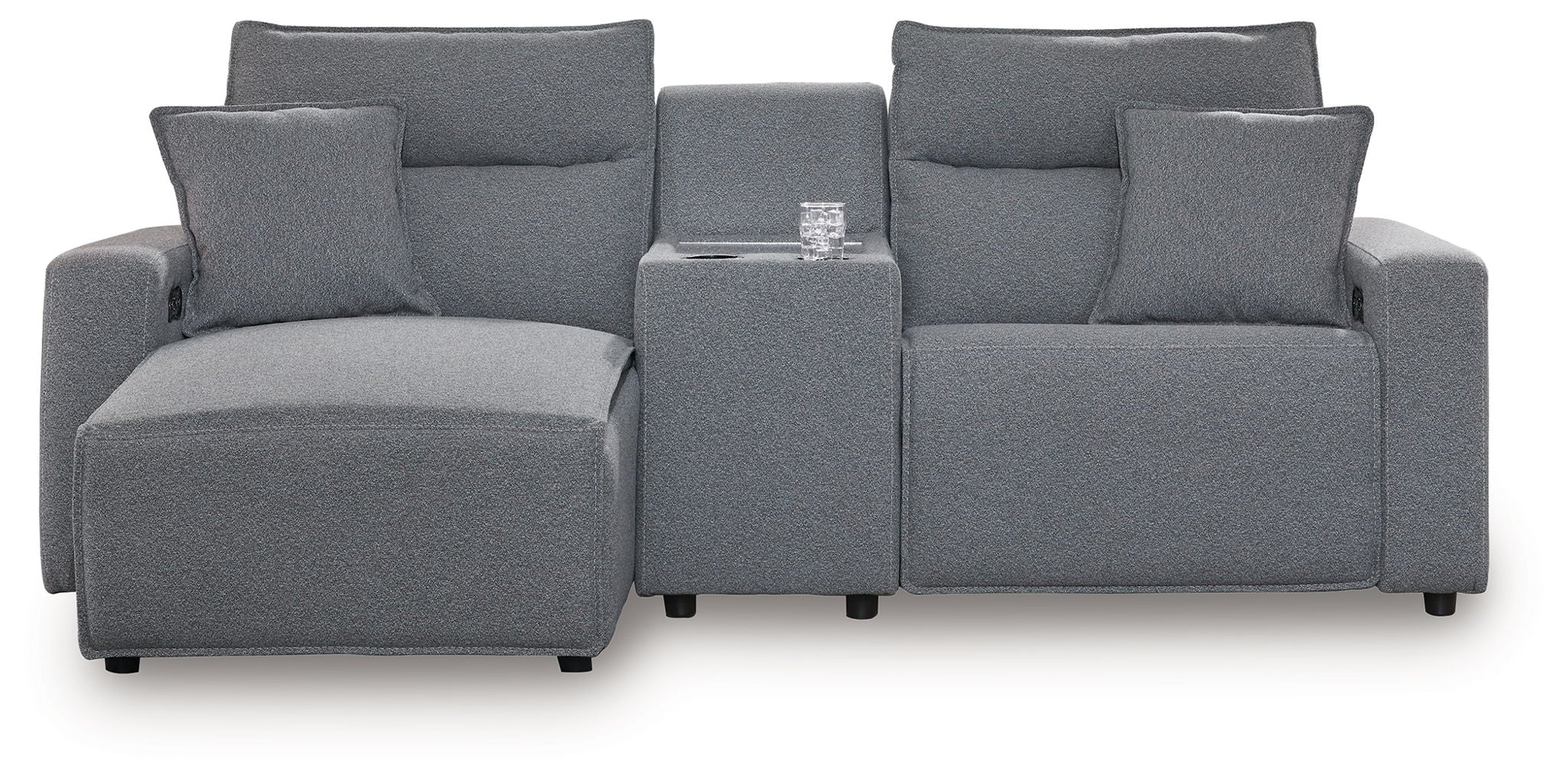 Modmax II - Reclining Sectional - Salt And Pepper - Image 5